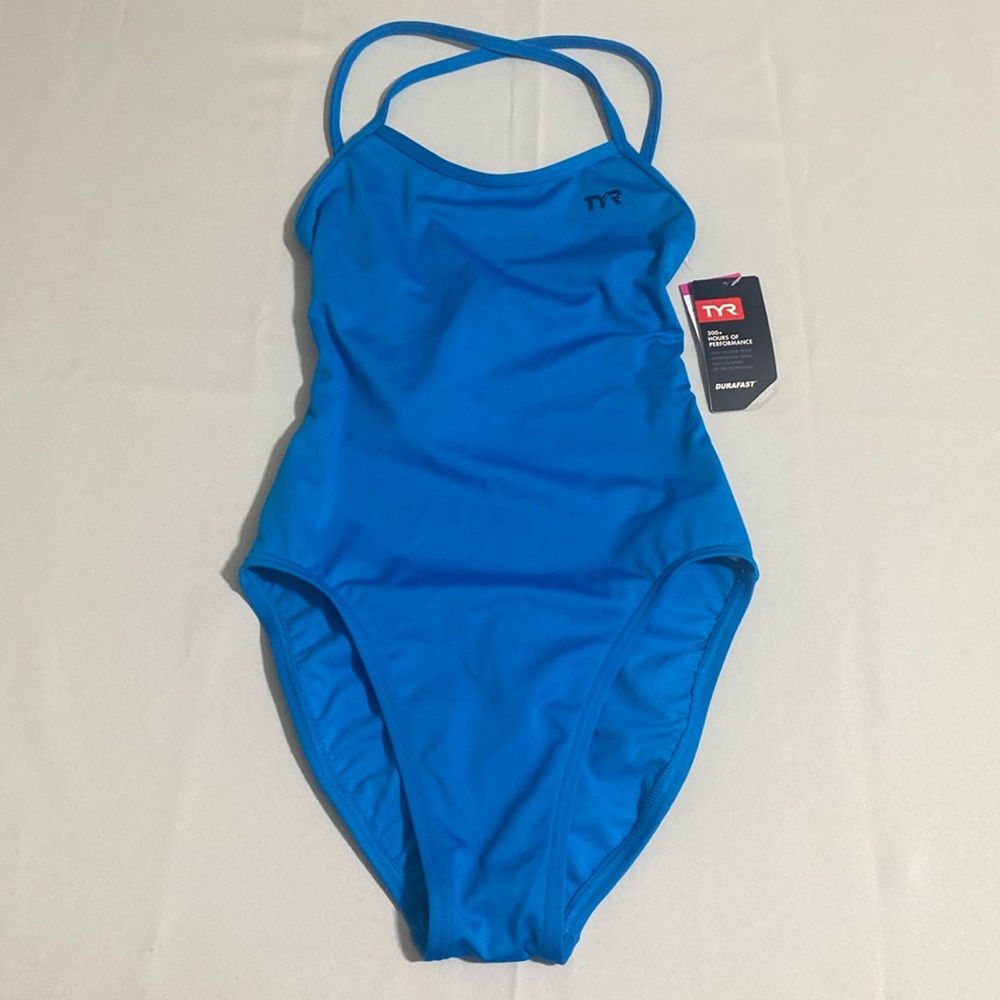 TYR Sport Women's Durafast Elite Solid CRSCT Tie back One-Piece Swimsuit